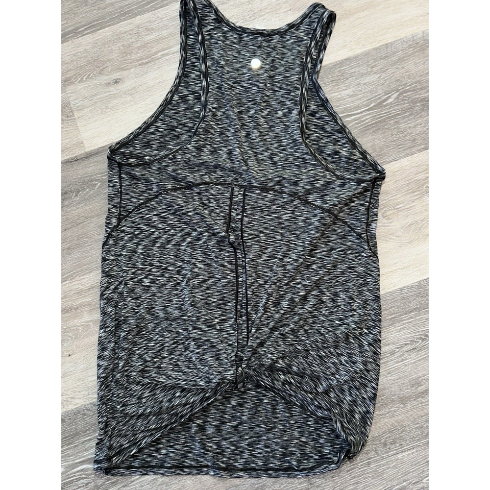 Lululemon Goal Up Tank in the "Spaced Out Space Dye Black White" 6